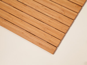 Holzteppich Bambus dunkel Detail