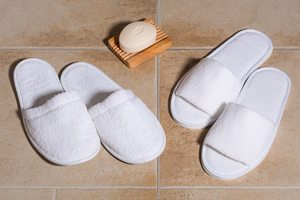 Badezimmer Pantoffel - Hotelslipper geschlossen Badezimmer Pantoffel - Hotelslipper geschlossen