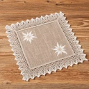 Deckerl "Edelweiß", 30x30 cm