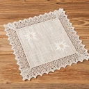 Deckerl "Edelweiß", 30x30 cm