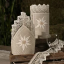 Deckerl "Edelweiß", 30x30 cm