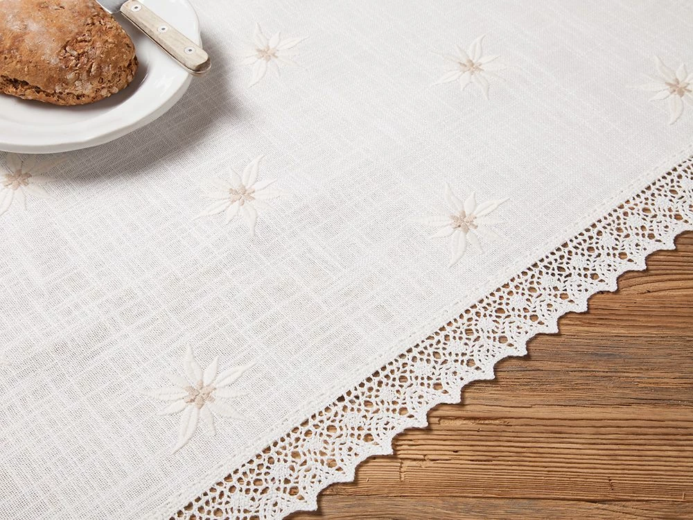 Tischdecke "Edelweiß", 140x180 cm
