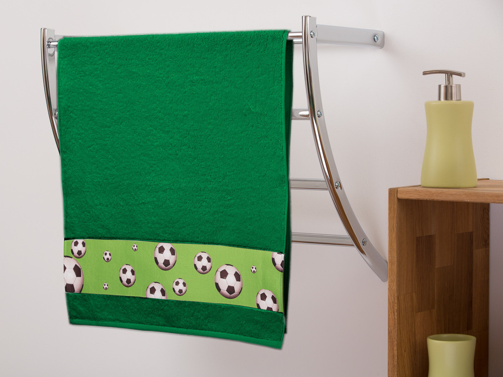 Duschtuch Fußball 75x150 cm