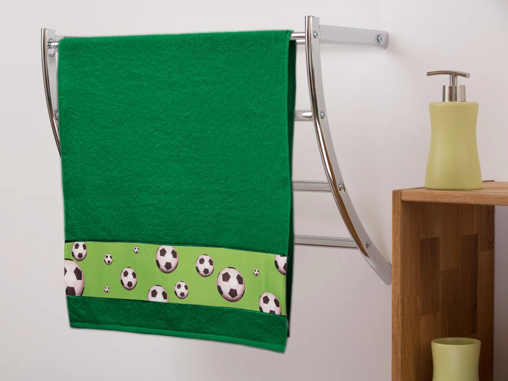 Duschtuch Fußball 75x150 cm