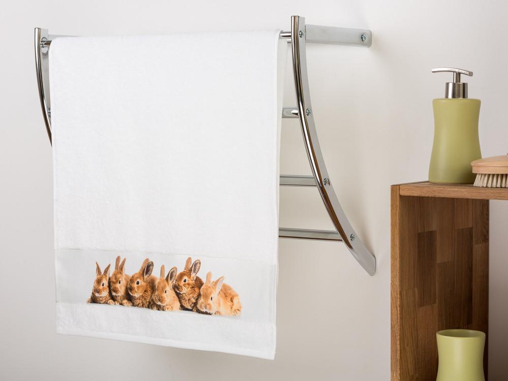 Duschtuch Hasen 75x150 cm