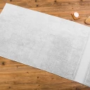 Duschtuch Stickbordüre 70x140 cm