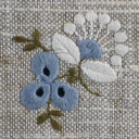 Lindenblüte Mitteldecke 105x105 cm