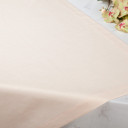 Tischdecke Halbleinen Uni mit Hohlsaum, 150x250 cm HELL