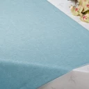 Serviette Halbleinen Uni mit Saum, 39x39 cm HELL