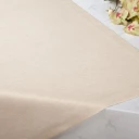 Tischdecke Halbleinen Uni mit Saum, 150x250 cm HELL