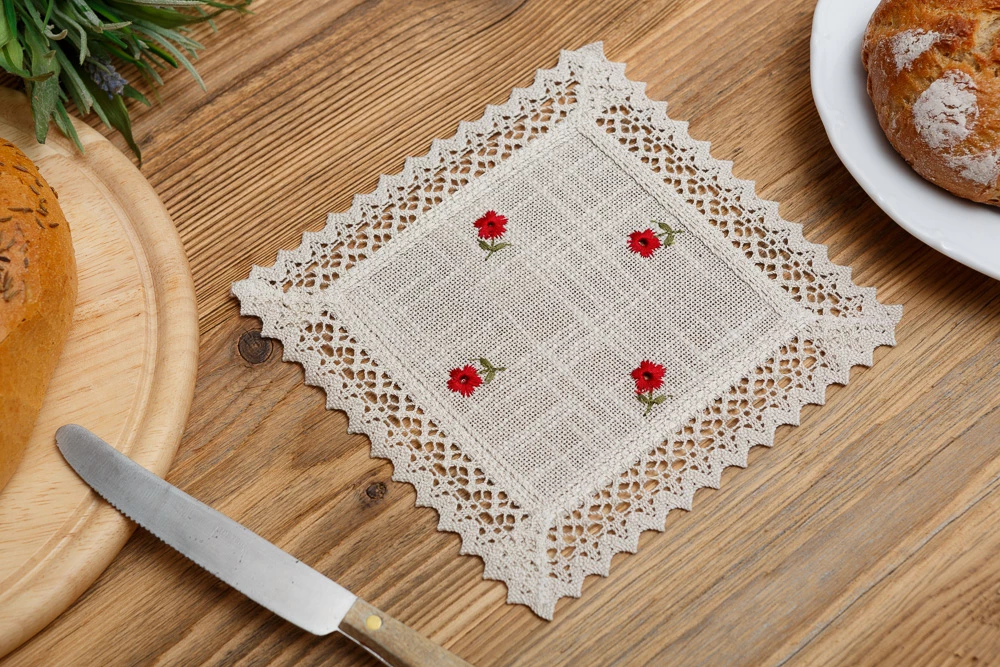 Hahnenfuß Deckerl 18x18 cm