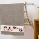 Duschtuch Hunde 75x150 cm