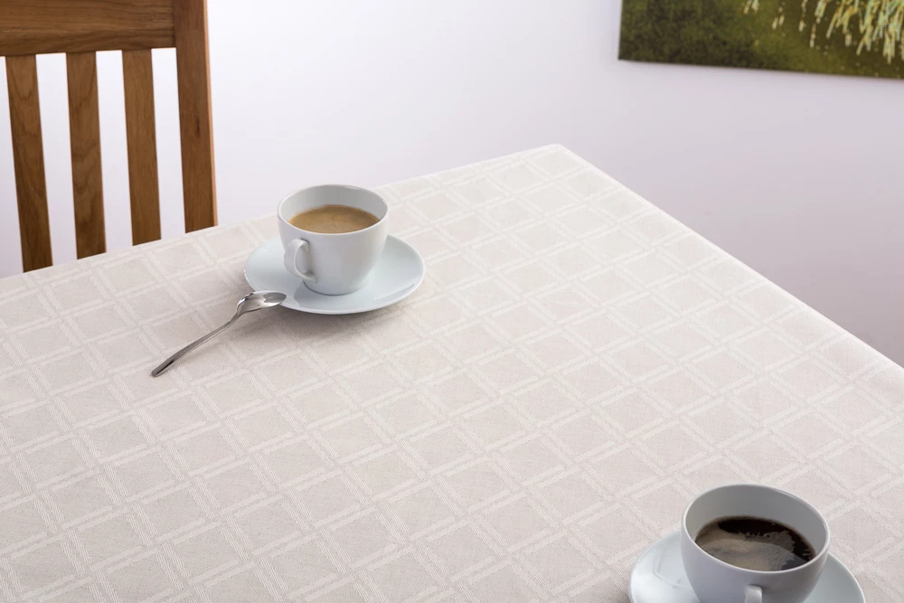 Tischwäsche Raute Jacquard nach Maß