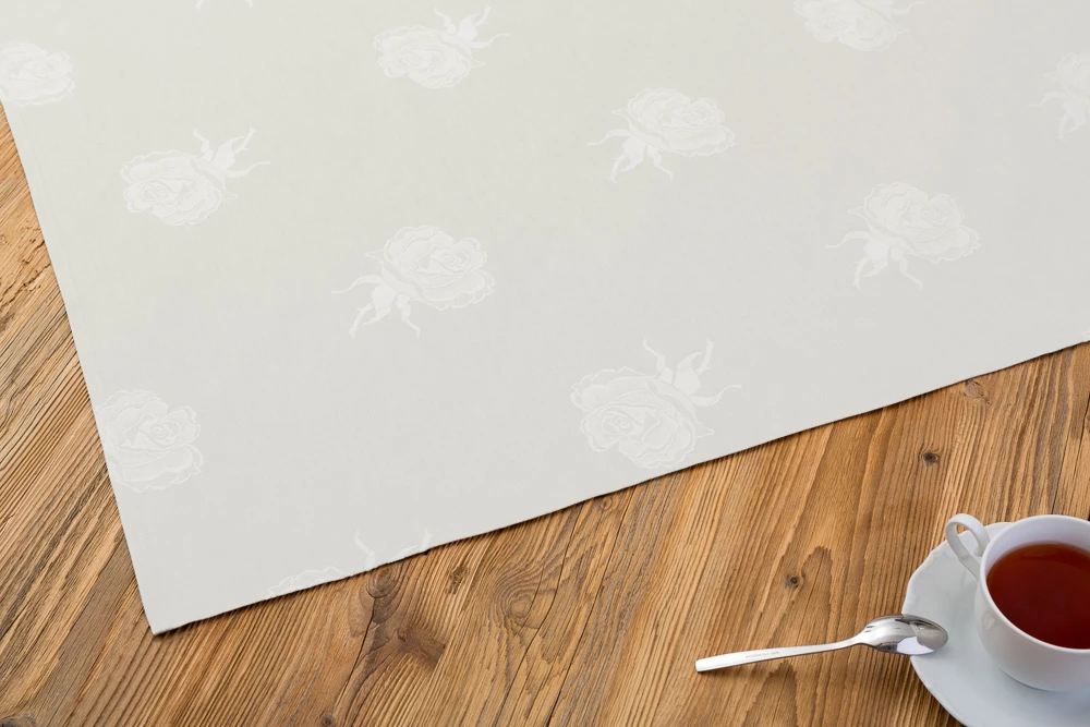 Tischtuch Rose Damast 140x180 cm
