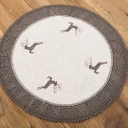 Mitteldecke Hirsch Landhaus 62 cm rund
