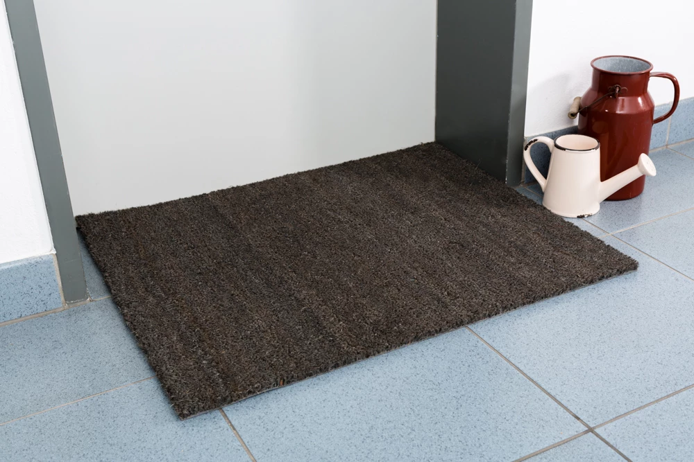 Kokos Bürstenmatte Melplast färbig, beschichtet