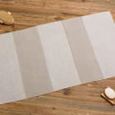 Leinenbadetuch Waffel gestreift 90x130 cm