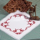 Brotkorbdecke "Hirsch", 45x45 cm
