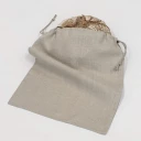 Leinen Brotsack ohne allem 32x40 cm