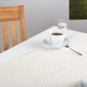 Punktdamast Deckserviette 85x85 cm