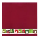 Frottiergeschirrtuch "Xmas Fotos" 50x50 cm