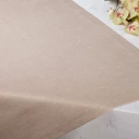 Tischdecke Halbleinen Uni mit Hohlsaum, 150x250 cm DUNKEL