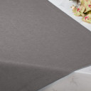 Tischdecke Halbleinen Uni mit Hohlsaum, 150x250 cm DUNKEL