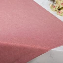 Tischtuch Halbleinen Uni mit Saum, 140x220 cm DUNKEL