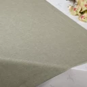 Tischtuch Halbleinen Uni mit Saum, 140x220 cm DUNKEL