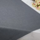 Tischtuch Halbleinen Uni mit Saum, 140x220 cm DUNKEL