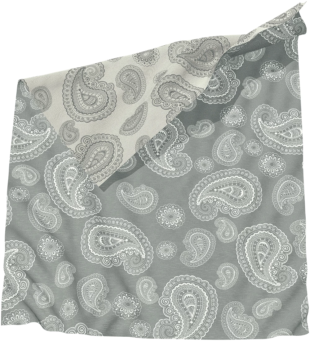 Halbleinenbettwäsche Paisley Bettdeckenbezug
