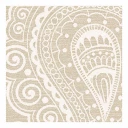 Halbleinenbettwäsche Paisley Bettdeckenbezug