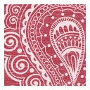 Halbleinenbettwäsche Paisley Bettdeckenbezug