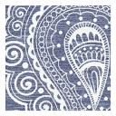 Halbleinenbettwäsche Paisley Kissenbezug