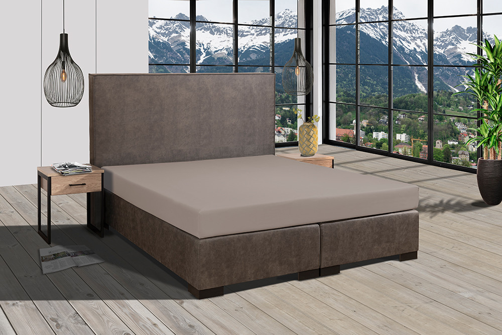 Full Elastan de Luxe Spannbetttuch 140-160x200 cm