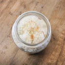 150g Schurwollnoppen + 50g Zirbenflocken Füllung