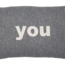 Kissenhülle Silvretta "you" 50x30 cm