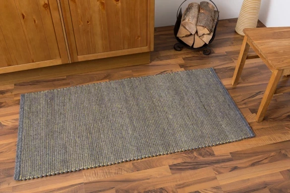 AKTION - Schafwollteppich Stockholm - der geradlinige Moderne 70x140 cm