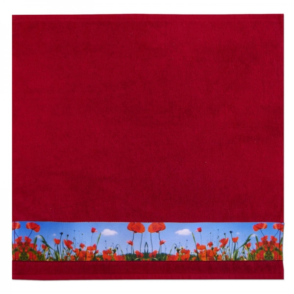 Frottiergeschirrtuch mit frischen Motiven 50x50 cm