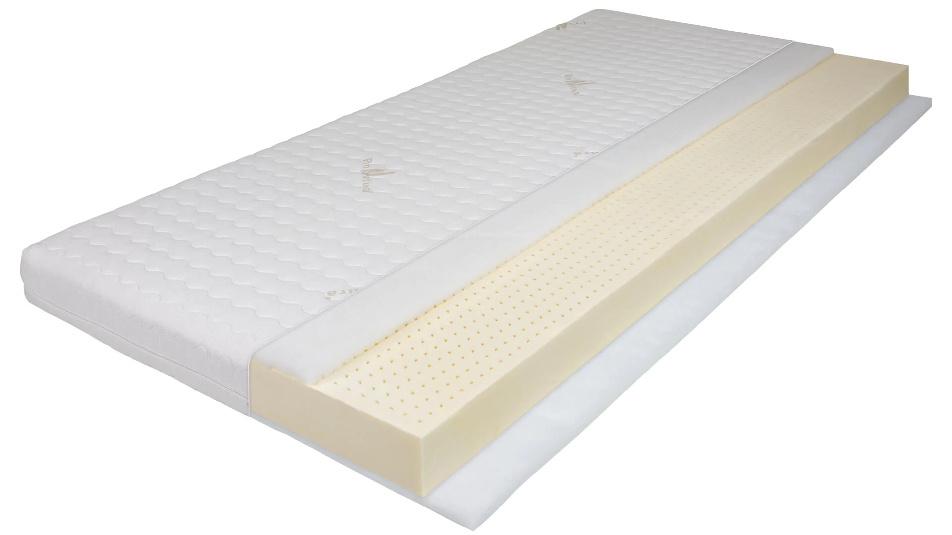 Matratze Lyodream Naturkautschikkern mit Baumwollhülle und Tencel Klimavlies