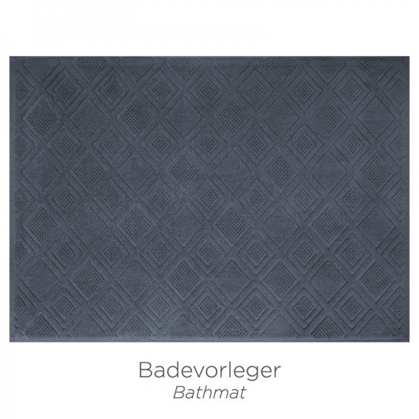 Badematte Mosaik Relief groß, 67x120 cm