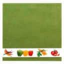 Frottiergeschirrtuch mit frischen Motiven 50x50 cm