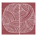 Gläsertuch Federblatt 3er-Set, 45x73cm