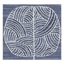 Gläsertuch Federblatt 3er-Set, 45x73cm