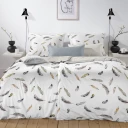 Wendebettwäsche Bed Art Federn, 140x200/70x90 cm