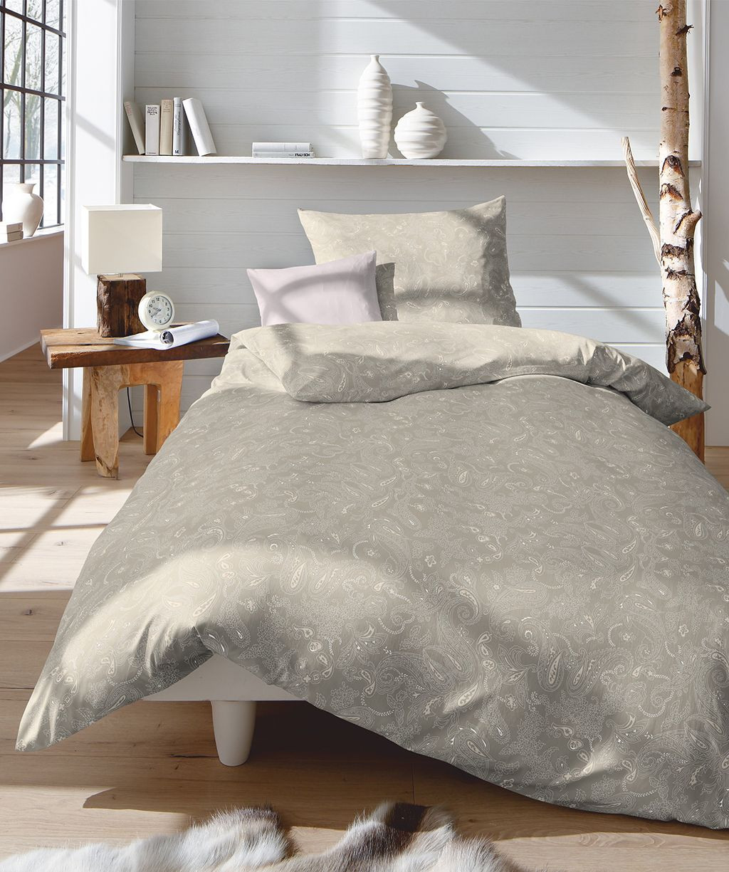 Vegane Bettwäsche Paisley in Love, 140x200/70x90 cm