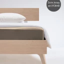Spannleintuch Elasto Comfort 90x200 cm dunkel