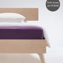 Spannleintuch Elasto Comfort 90x200 cm dunkel