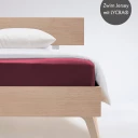 Spannleintuch Elasto Comfort 90x200 cm dunkel