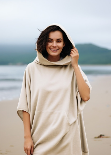 Poncho mit Kapuze ONE SIZE